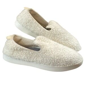 Allbirds Wool Lounger Fluffs Slip On Shoe Mens 9 Ivory Soft Cozy Hygge Cabincore